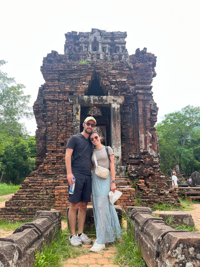 Exploring ruins in Vietnam