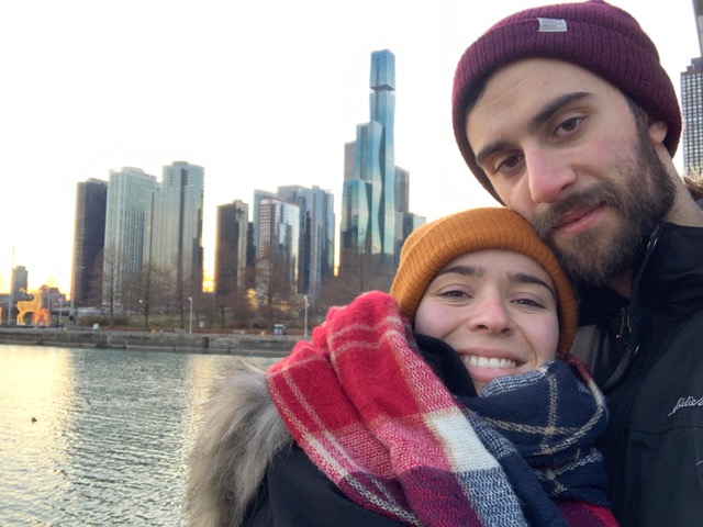 Chicago in winter